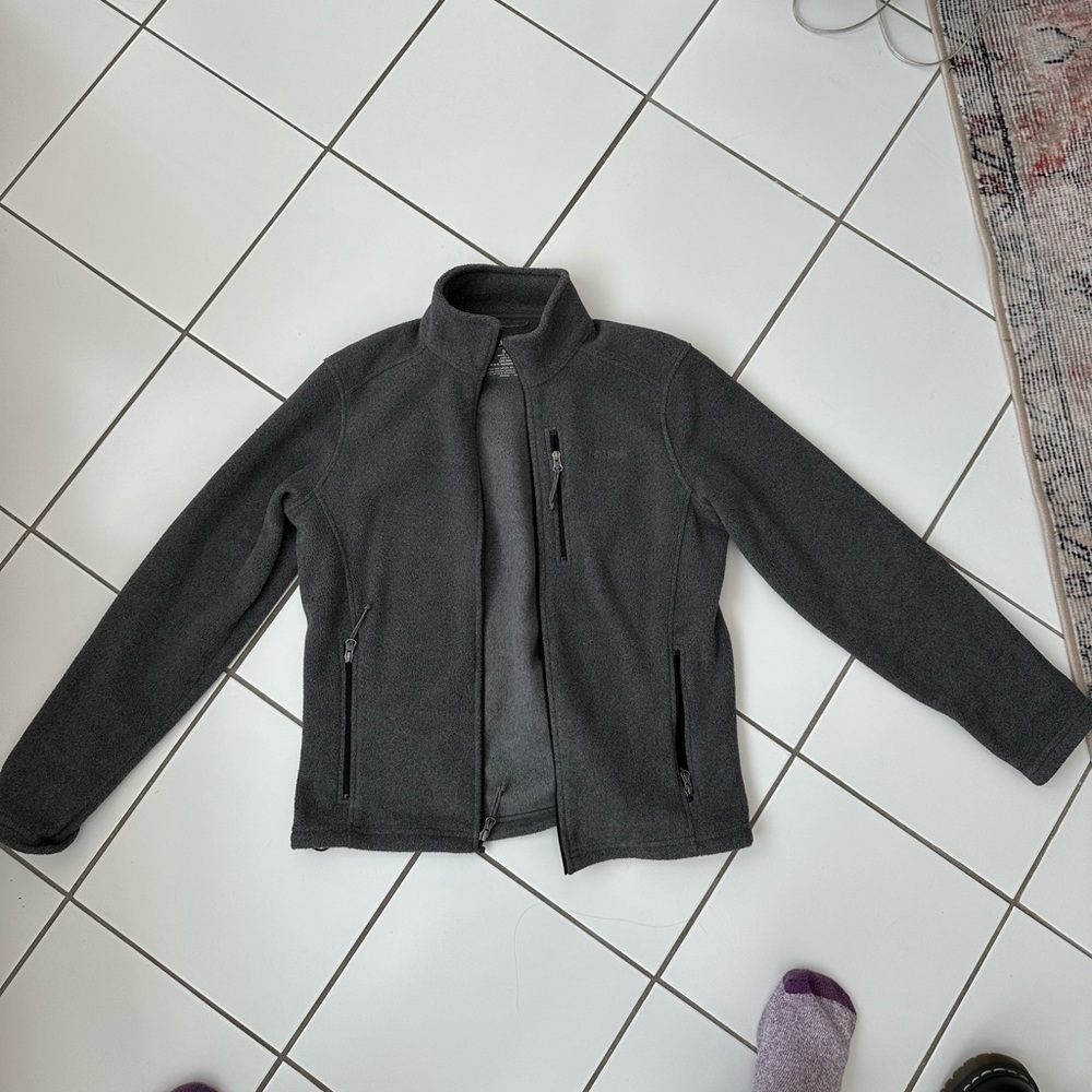 L.L. Bean Men’s Grey Fleece Jacket
